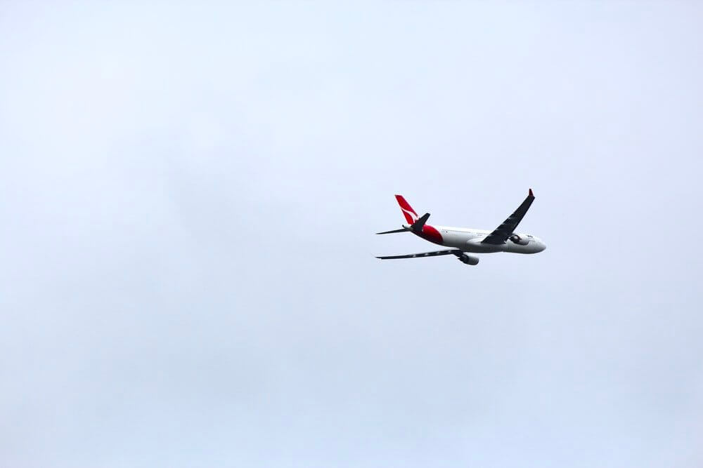 flying to australia