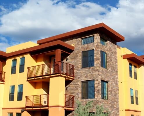 Modern Colorful Yellow Property in the USA