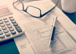 Individual income tax return form,