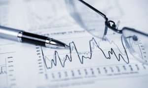 business concept: financial accounting analysis