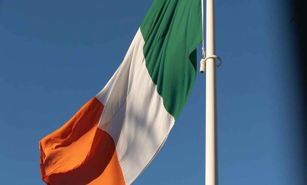 image of ireland flag