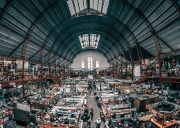 image of warehouse of retail company abroad