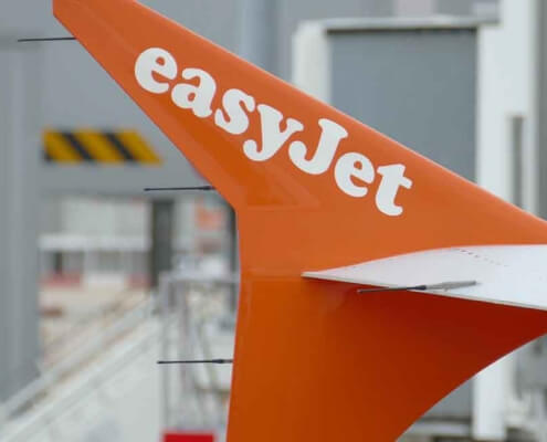 image of easyjet plane