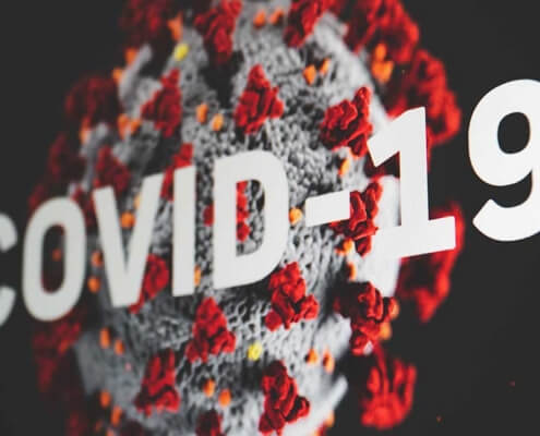 Image of COVID-19 or Coronavirus which is causing economic distress as a second wave of Coronavirus infections is feared