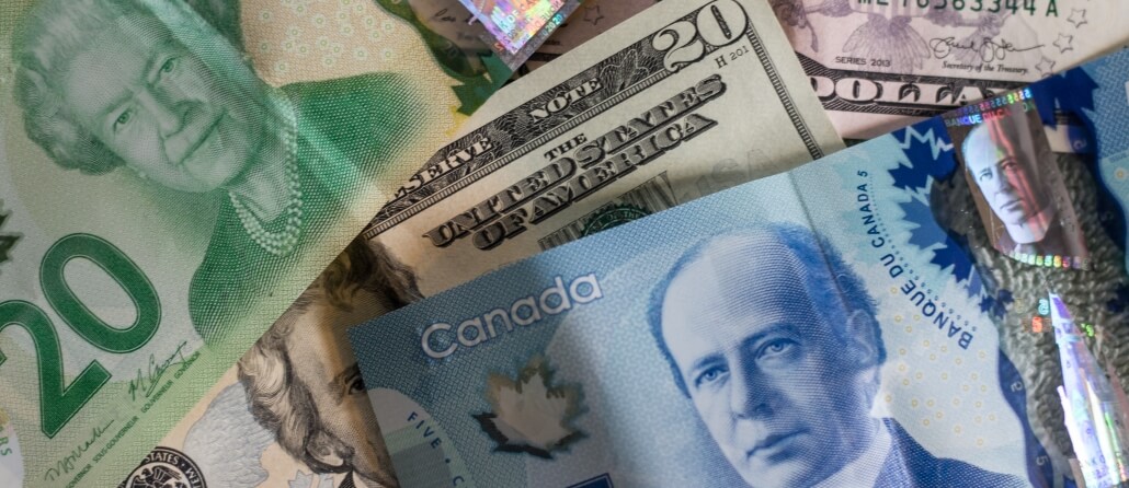 Canadian dollar and Australian dollar