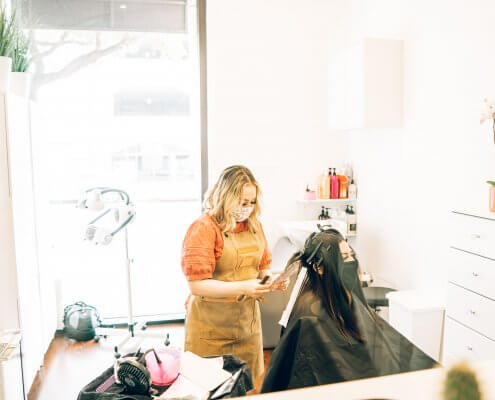 Hair and beauty salons