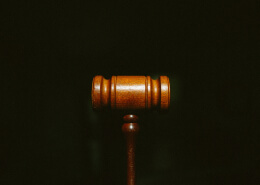 mallet with black background