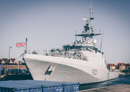 Royal Navy gunships