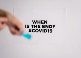 when is the end of covid19 text