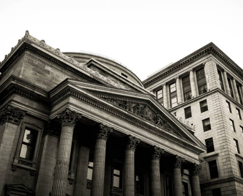 bank building in London