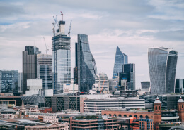 panoramic view of the city of London