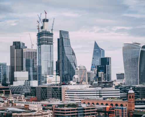 panoramic view of the city of London