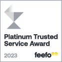 Feefo Platinum Trusted Service Award 2023